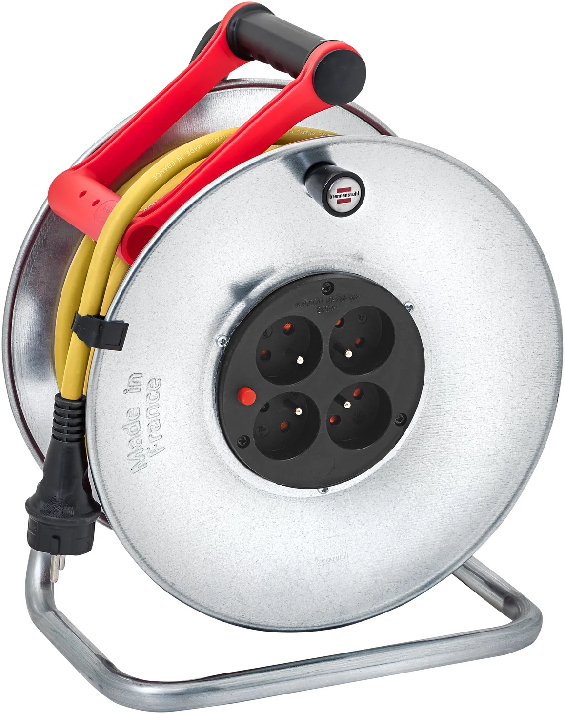 Enrouleur de câble SILVER BRICO-250 à 4 prises - H05VV-F 3G1,5 image