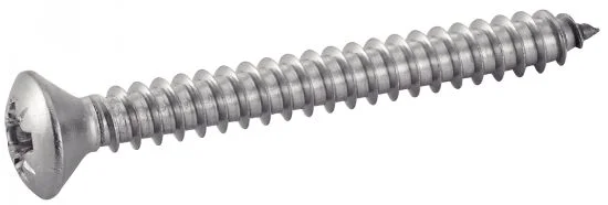 Vis à tole tête fraisée bombée pozidrive - Inox A2 image