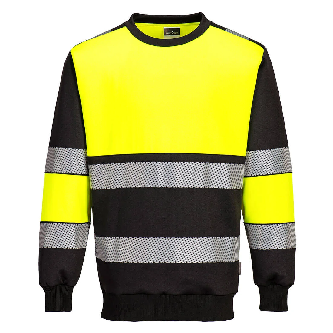 Sweat-shirt PW3 H-Vis Class 1 Jaune/Noir image
