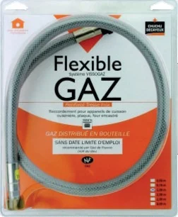 Flexible inox butane propane 15x21 Femelle - 20x150 Femelle image