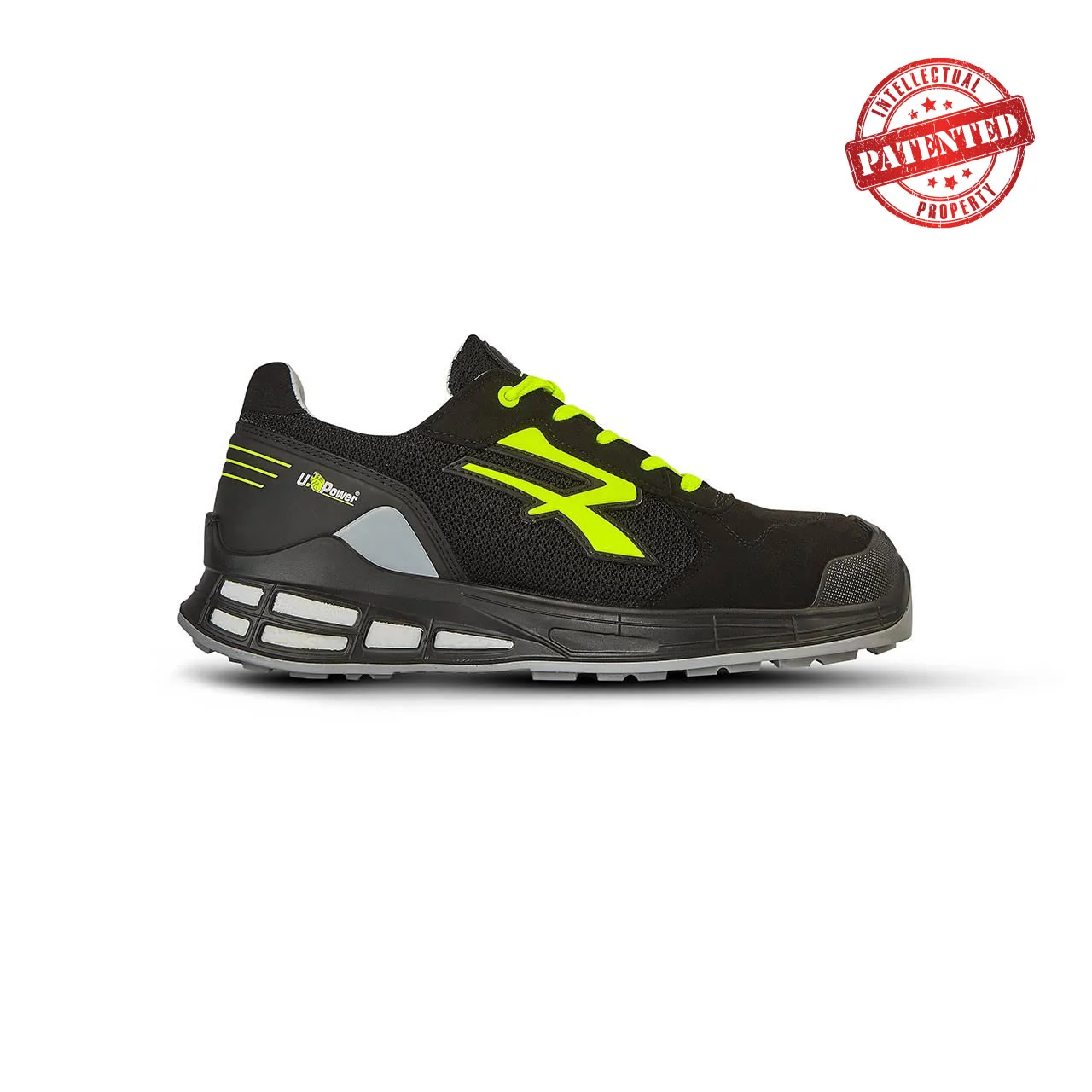 Chaussures de sécurité basses ELVIS S1P SRC ESD - Noir/Jaune image