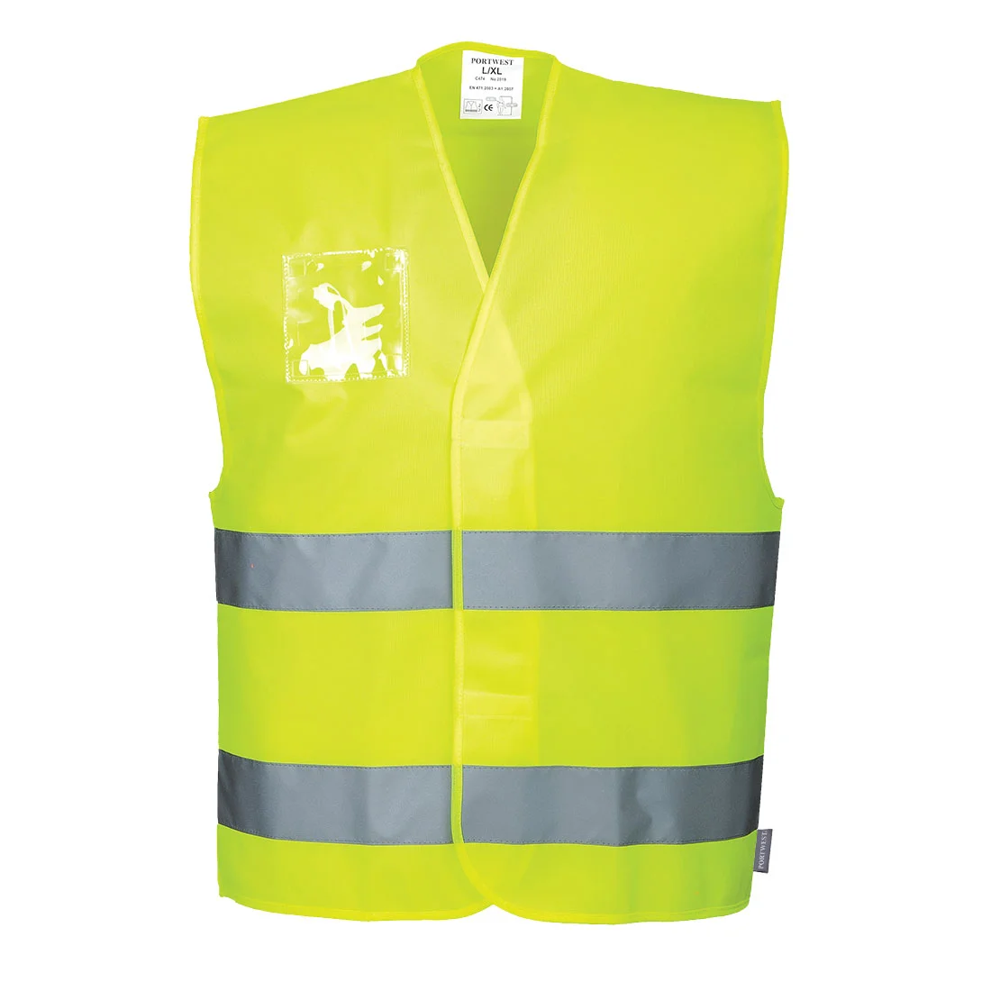 Gilet HV avec porte-badge double entrée image