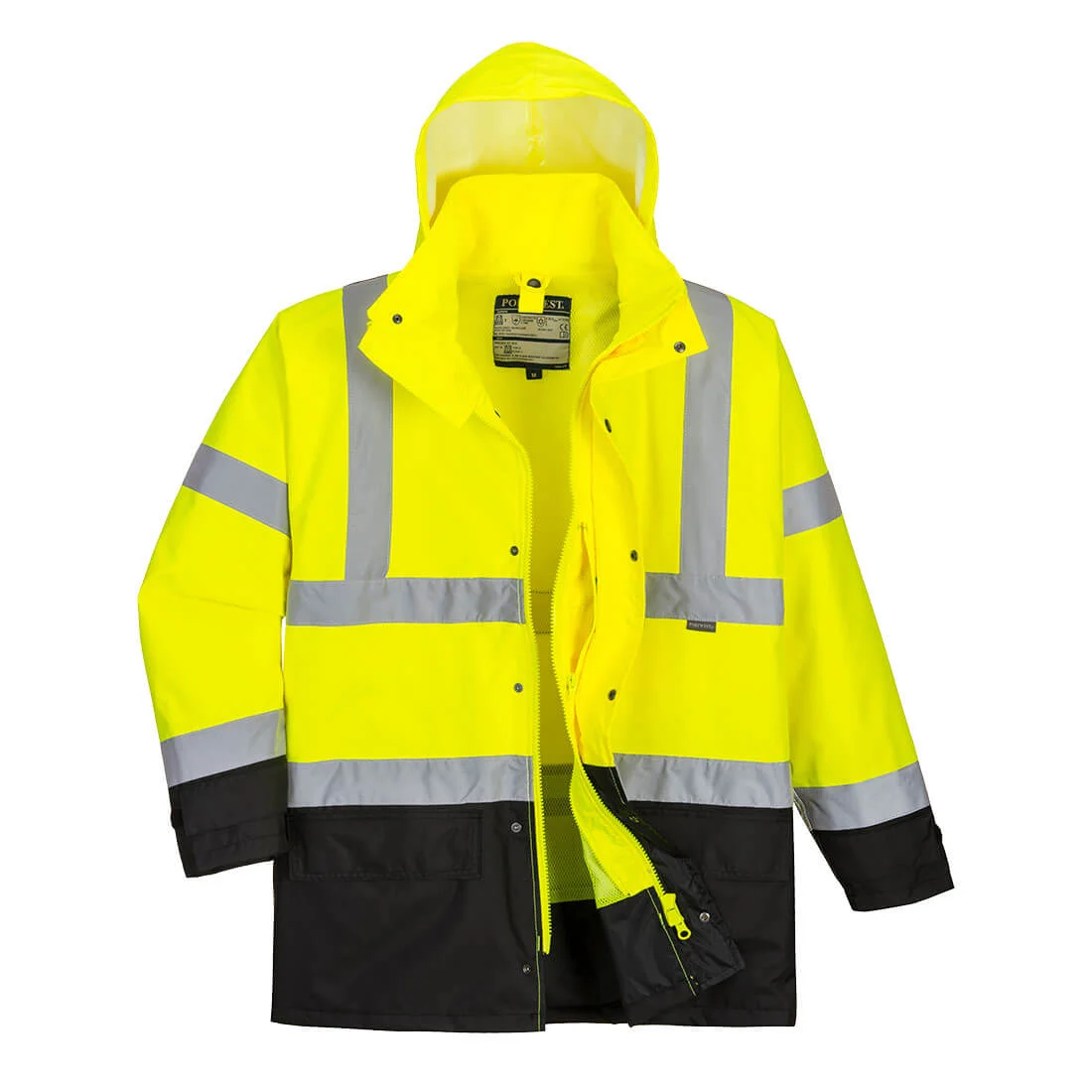 Parka Bicolore Executive 5-en-1 Jaune/Noir image