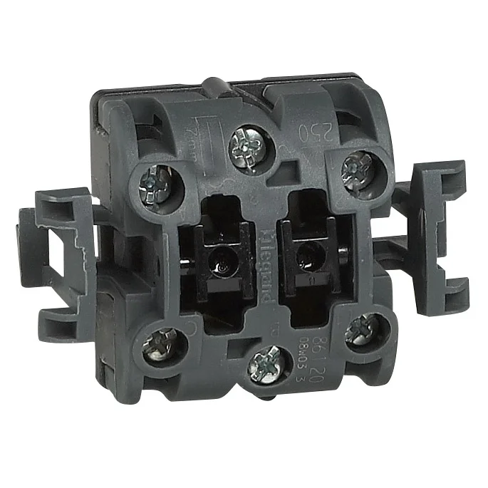 Double va-et-vient composable saillie - Blanc image