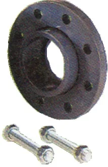 Équipement 1 bride collerette à souder + boulon pour vanne papillon oreilles taraudées image