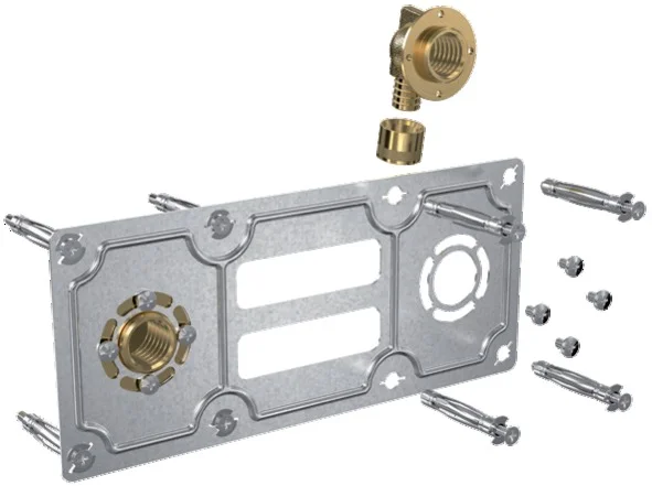 Kit Robifix - raccord à glissement - entraxe 150 - Femelle 15x21 image