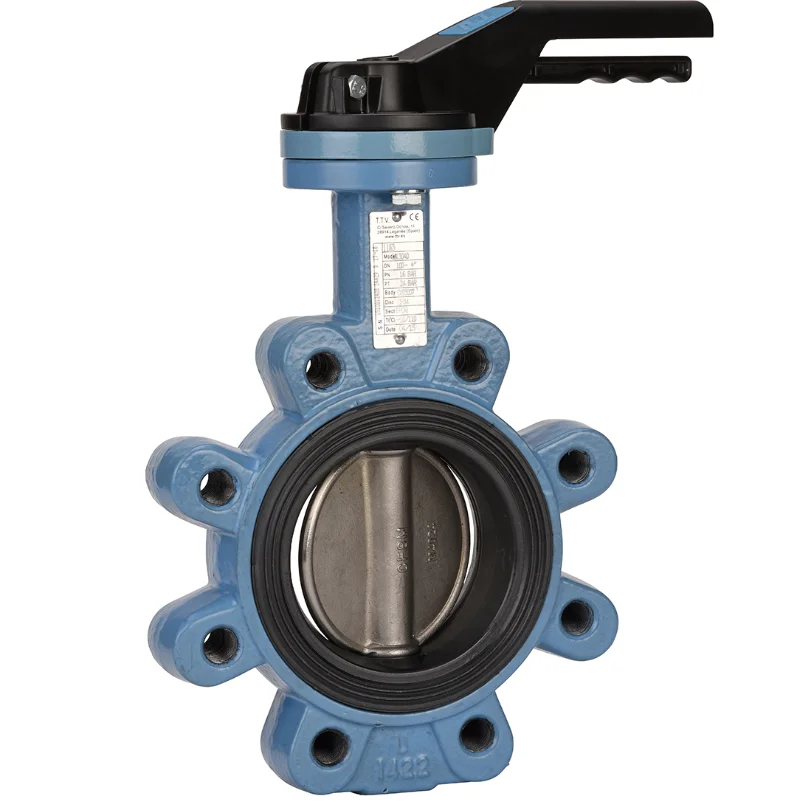 Vanne papillon Lug TTV Série 1161 Papillon inox, NBR - à levier image