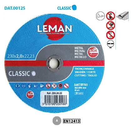 Disque à tronçonner plat métal fin Inox Classic image