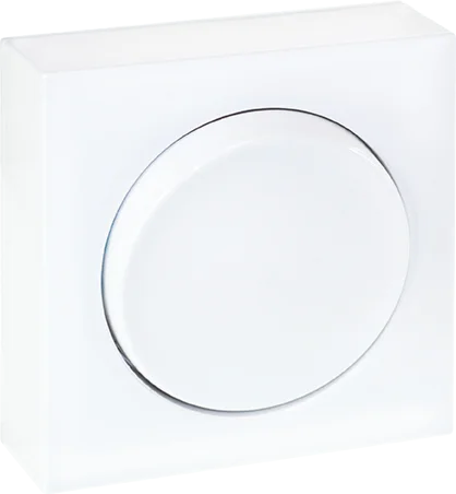 Interrupteur bouton poussoir 10AX - Blanc - DUNE image