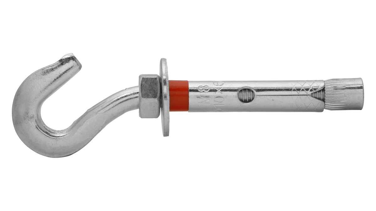 Cheville métallique pour charge légère avec cochet - Acier image