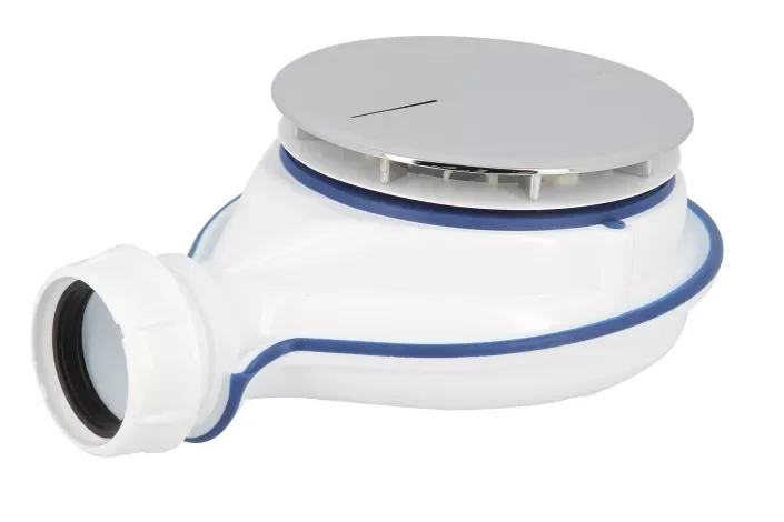 Bonde douche coudée faible hauteur à grand débit - 33l/min image