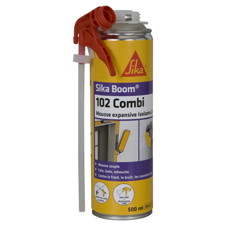 Sika Boom 102 Combi Mousse polyuréthane expansive - aérosol de 500 ml image
