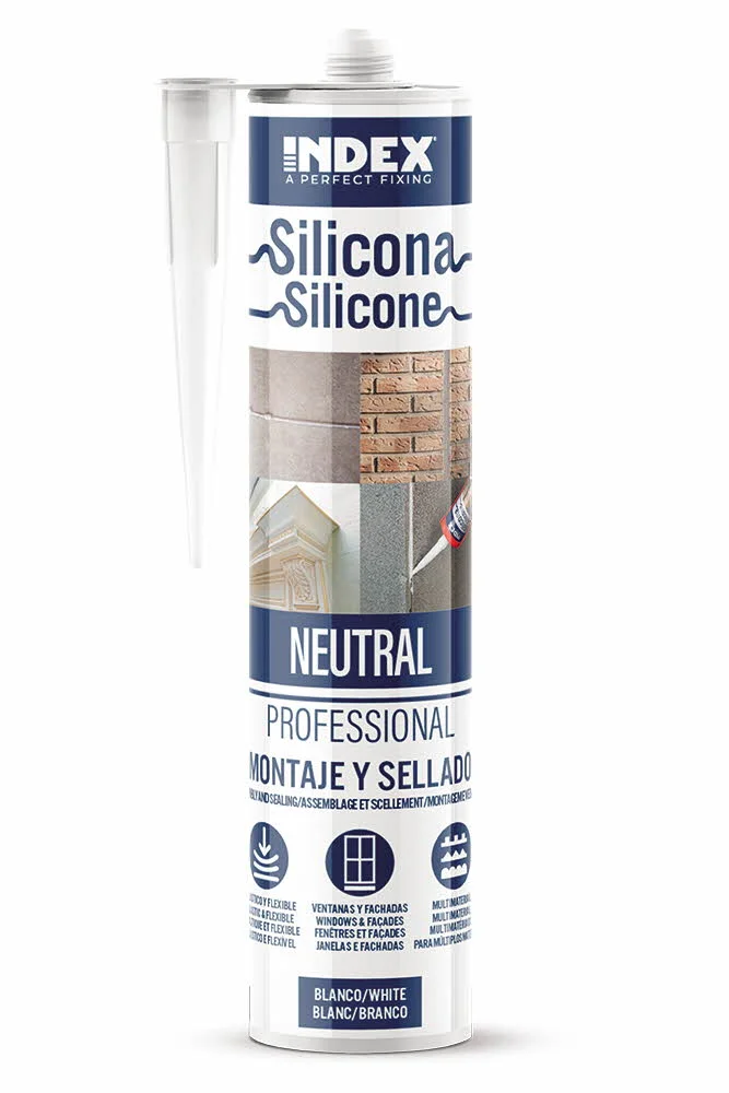 Silicone neutre professionnel pour matériaux lisses et poreux image