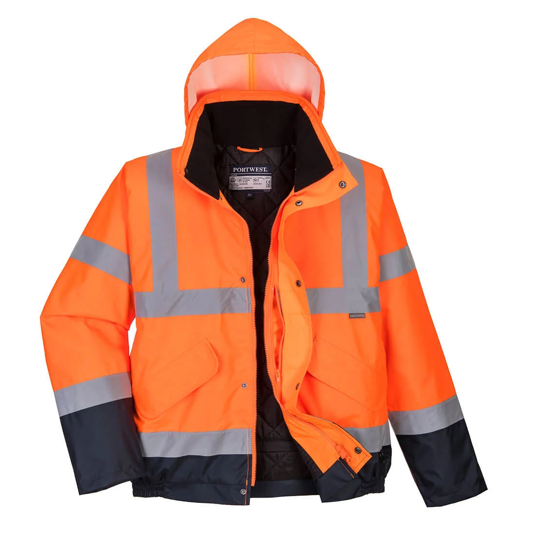 Blouson HV bicolore Orange/Marine image