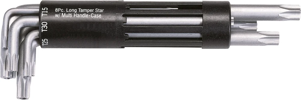 Jeu de 8 clés mâles TORX® percé longue T10 à T50 image