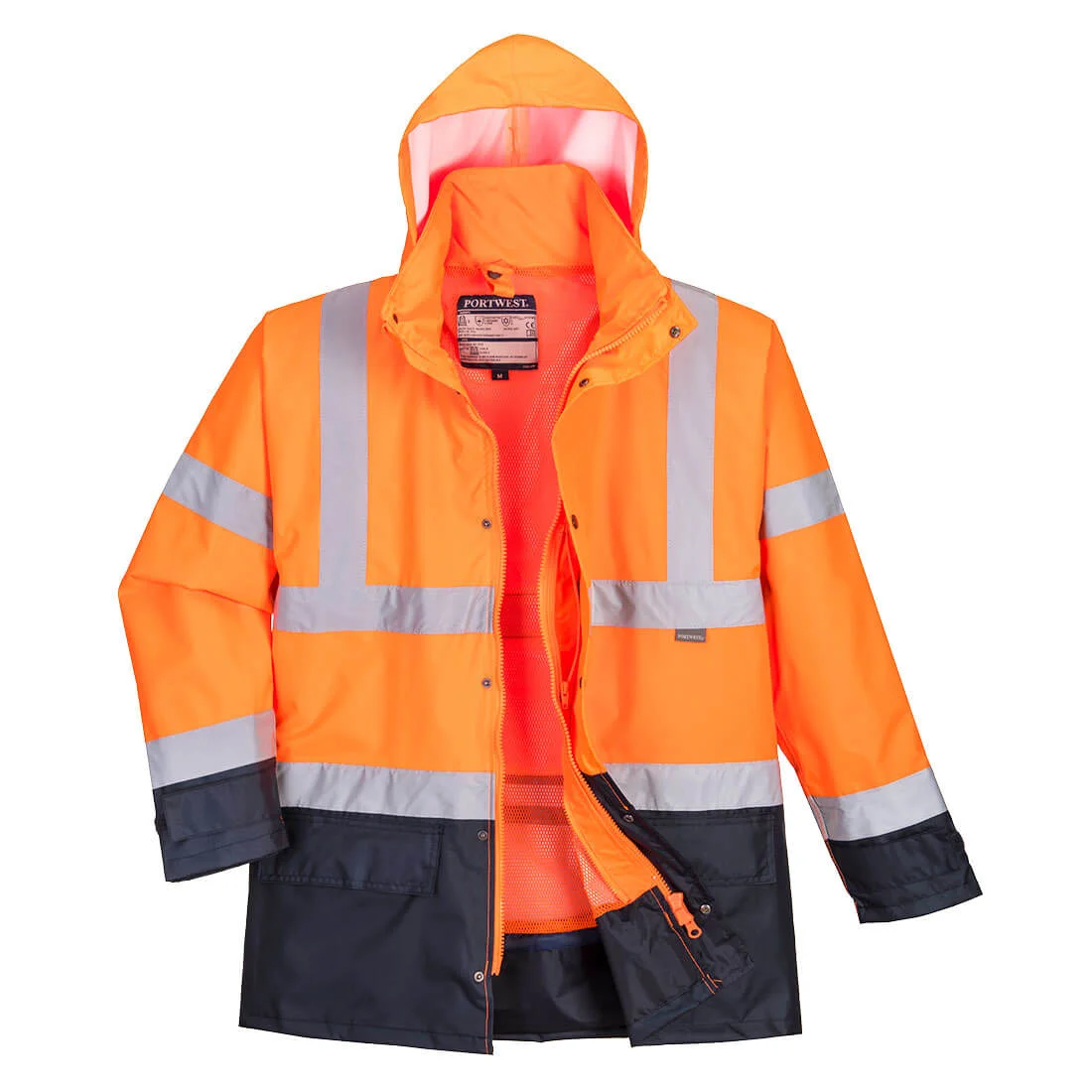 Parka Bicolore Executive 5-en-1 Orange/Marine image