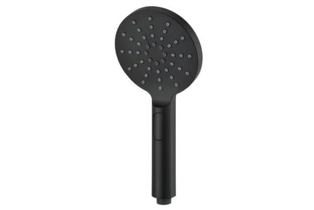 Douchette Noir dia.120mm 3 jets bouton sélecteur - Noir image
