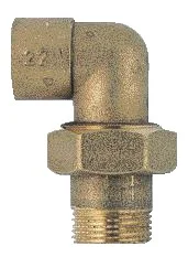 Coude union laiton fer cuivre mâle - 98GCU image