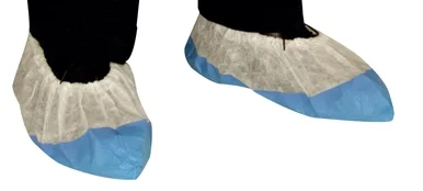 Lot de 20 - Surchaussures jetable SPP & Polyéthylène Blanc - Polypropylène + polyéthylène chloriné - Boîte de 50 image