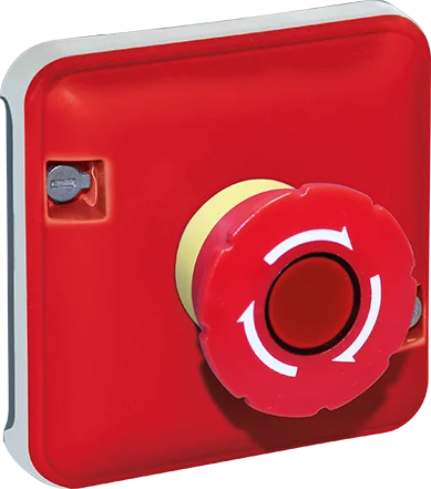 Mecanisme arrêt d'urgence 1/4 tour - Jaune/Rouge - IP55 - OXXO image