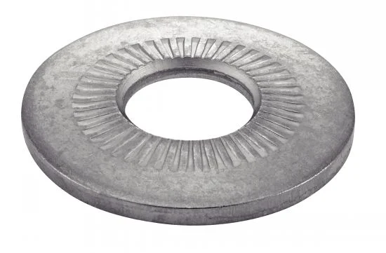 Rondelle conique striée serie large - Inox A2 image