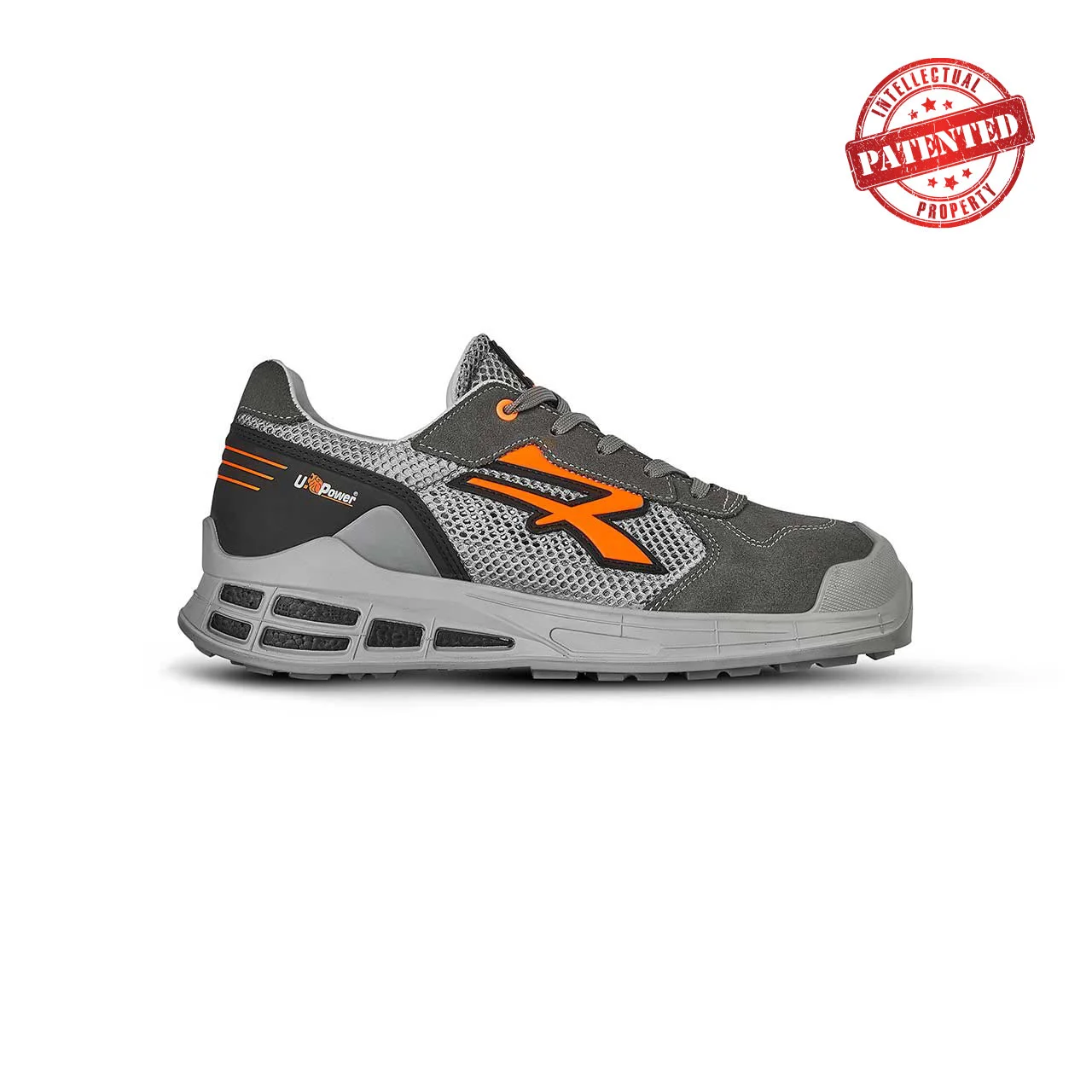 Chaussures de sécurité basses MOKI S1P SRC ESD - Gris/Orange image