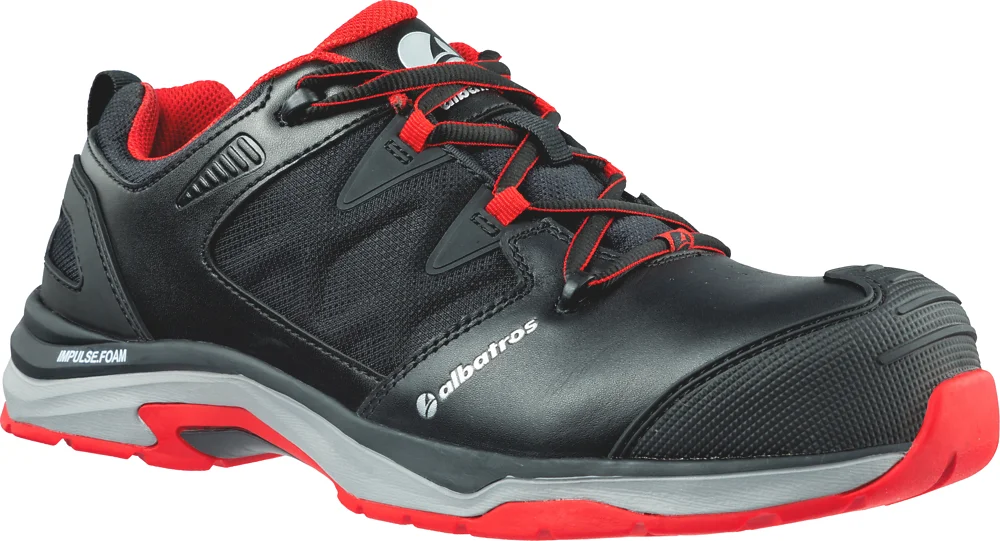 ULTRATRAIL BLACK LOW S3 ESD HRO SRC - Chaussures de sécurité - noir/rouge image