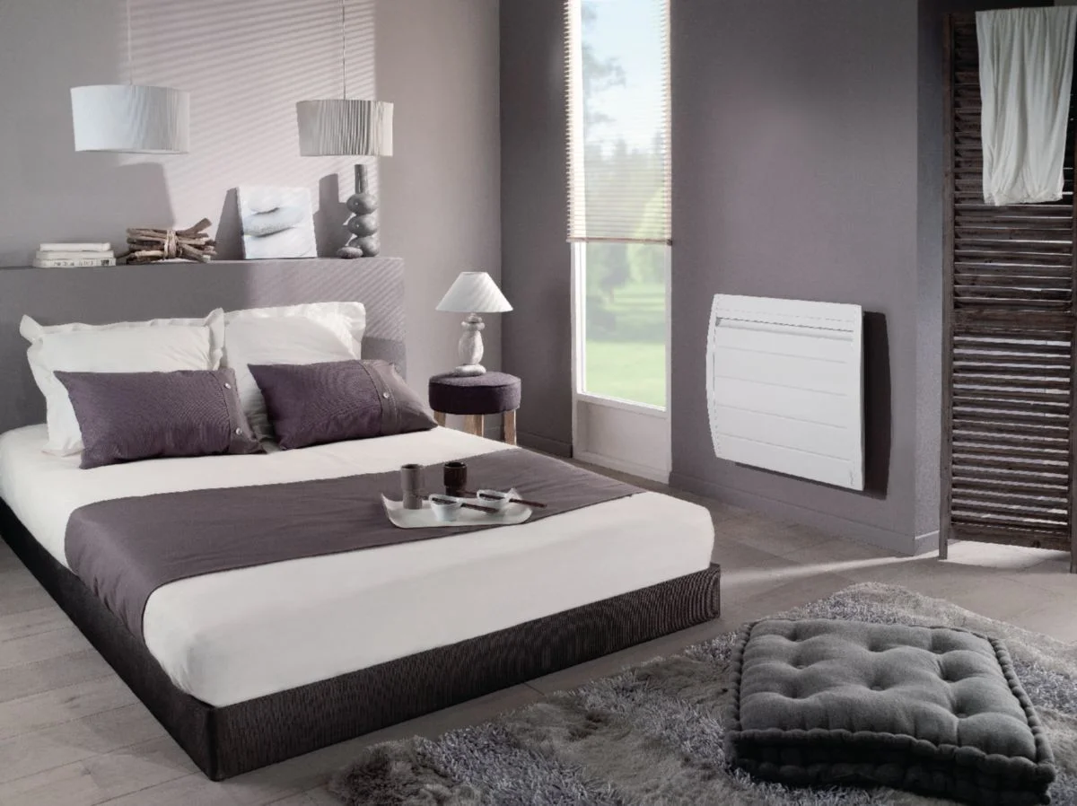 Radiateur électrique digital NIRVANA 1500 W vertical blanc ATLANTIC