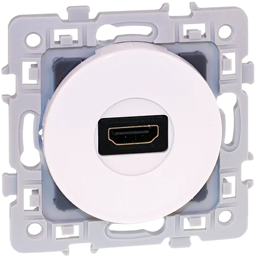Prise HDMI 1.4 Blanc - SQUARE image