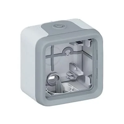 Boîtier étanche 1 poste Plexo composable IP55 - gris image