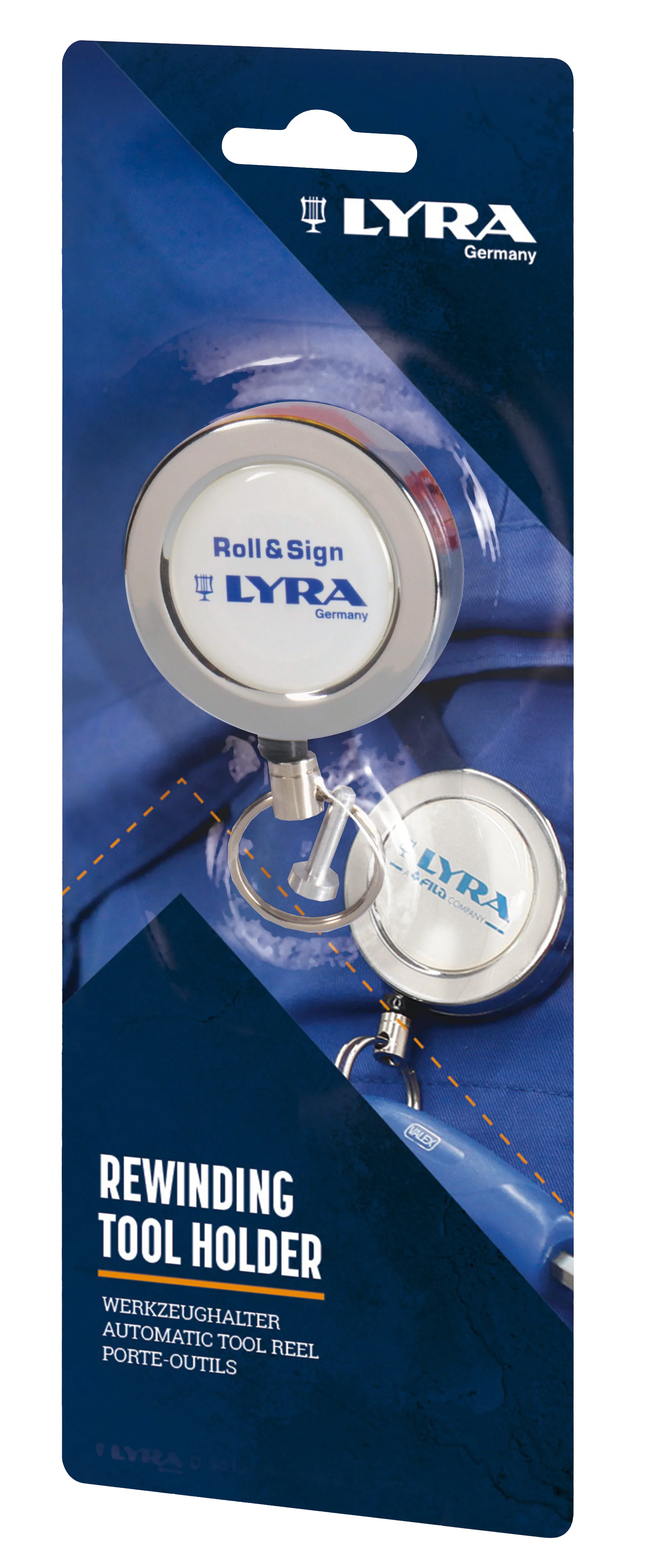 Blister  de 1 enrouleur zip porte-outils image