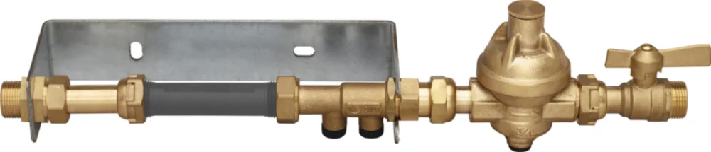 Kit prémonté pour compteur d'eau d'entraxe 110mm à 130mm image