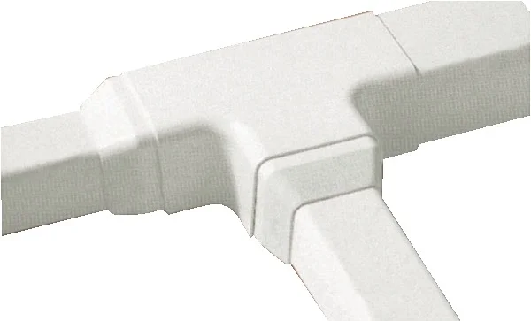 Raccord en T Goulotte Super Optimal - blanc 9003 image
