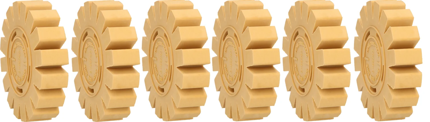 Gommes de nettoyage avec lamelles Ø 100 x 24 mm, pack de 6 image