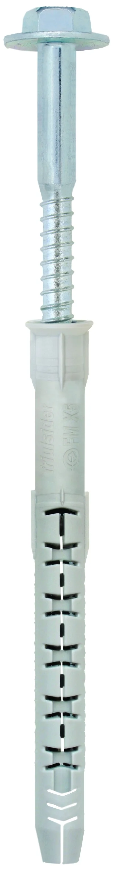 Cheville nylon longue tête hexagonale image