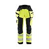 Pantalon softshell haute visibilité femme 7118 - Jaune/Noir image 0