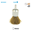 Brosse pinçeau fil laiton ondulé Classic image 0