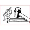 Jeu d'outils pour démontage de charnières de porte, 4 pièces image 1