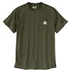 T-shirt manches courtes anti-tâches avec poche FORCE FLEX POCKET - Vert militaire image 1