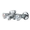 Mélangeur bain douche NF nu inverseur automatique avec raccords muraux image 0