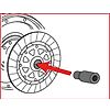 Pige de centrage Ø 28,0 mm pour embrayage SAC - BMW image 1