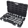 Coffret de douilles 12 pans en pouces et accessoires 3/4'', 21 pièces image 1