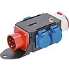 ADAPTATEUR MIXO 230V/400V ENTREE SOCLE DE CONNECTEUR 3PNT/16A/400V - IP44 image 0