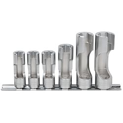 Rail de 6 douilles fendues 6 pans 3/8" image