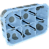 Boite d'appareillage - Ø67/68mm - Entraxe 71mm - Prof. 50mm - AIR'metic image 0
