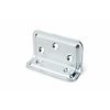 Équerres pour connecteurs bois - grande et réglable pour encastrement - Zingué image 0