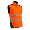 Gilet de travail d'hiver sans manche réversible YORU - Orange Fluo image 6