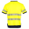 T-shirt de travail MC MAILLE HV HALOGENE - MARINE/JAUNE FLUO image 1