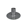 Solin aluminium Ø 125mm pour toit plat, pour terminaux verticaux en 60/100 et 80/125 hauteur 250mm image 0