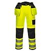 Pantalon HV PW3 poches flottantes Jaune/Noir Short image 0